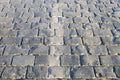 Cobblestones pavement as a background