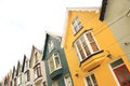 Cobh town in County Cork, Ireland - Row of Colorful houses - Ireland tourism Royalty Free Stock Photo