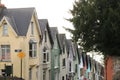 Cobh town in County Cork, Ireland - Row of Colorful houses - Ireland tourism Royalty Free Stock Photo