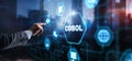 Cobol. Common Business Oriented Language. Computer programming language designed for business use Royalty Free Stock Photo