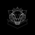 cobra art icon Royalty Free Stock Photo