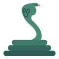 Cobra icon isolated