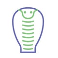 Cobra Isolated Vector icon that can be easily modified or edited