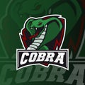 Cobra Logo Esport Gaming Mascot Vector Art illustration