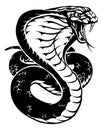 Cobra Snake Animal Sport Team Cartoon Mascot Royalty Free Stock Photo