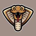 Cobra Snake Head Logo Mascot