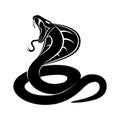 Cobra snake sign. Royalty Free Stock Photo