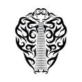 cobra tattoo design. Vector illustration decorative design Royalty Free Stock Photo