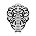 cobra tattoo design. Vector illustration decorative design