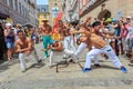 The capoeira dancer