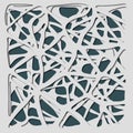 Cobweb pattern. Panel for registration of the decorative surfaces. Abstract lines panels. Vector illustration of a laser cutting.