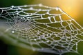 cobweb, spider web, dew drops close up, naturecobweb, spider web, dew drops close up, naturespider Royalty Free Stock Photo