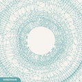 Cobweb or spider web. Network abstract background. Connection Structure. 3D technology style. Royalty Free Stock Photo