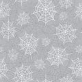 Cobweb, spiderweb halloween seamless pattern. Creepy background repeat pattern for october holidays. Vector illustration.