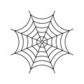 Cobweb vector illustration. Spider web symbol