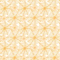 Cobwebs geometric pattern seamless texture Royalty Free Stock Photo
