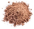 CocÃÂ¾a powder or carob powder on white background