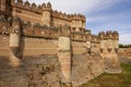 Coca Castle (Castillo de Coca) is a fortification constructed in Royalty Free Stock Photo