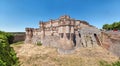 Coca Castle - 15th century Mudejar castle Royalty Free Stock Photo