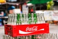 Coca Cola bottle for recycled, Bangkok, Thailand, Aug 20, 2020 Royalty Free Stock Photo