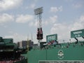 Coca cola bottles over fenway park, near green monster seats, FENWAY PARK Royalty Free Stock Photo