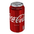 coca cola soda can 3d concept render