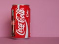 Coca Cola can in Milan Royalty Free Stock Photo