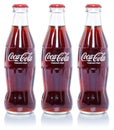 Coca Cola Coca-Cola lemonade soda soft drinks in bottles isolated on a white background