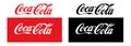 Coca-cola logo, coke soft drink can