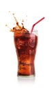 Coca Cola Splash Royalty Free Stock Photo