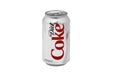 Coca cola on a white background