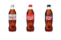 Coca cola on a white background Royalty Free Stock Photo