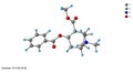 Cocaine C17H21NO4 Molecular Structure Diagram