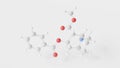 cocaine molecule 3d, molecular structure, ball and stick model, structural chemical formula cns stimulant