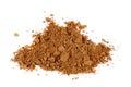 Cocao powder isolated on a white Royalty Free Stock Photo