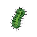 coccus bacteria education line icon. element of bacterium virus illustration icons. signs symbols can be used for web logo mobile