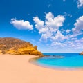 Cocedores beach in Murcia near Aguilas Spain Royalty Free Stock Photo