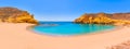 Cocedores beach in Murcia near Aguilas Spain Royalty Free Stock Photo