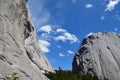 Granite mountains in the CochamÃÂ³ Valley, Lakes Region of Southern Chile.