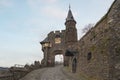 Cochem Castle Gate - Cochem, Germany Royalty Free Stock Photo