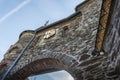 Cochem Castle Gate Royalty Free Stock Photo