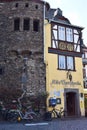 Cochem, Germany - 06 23 2022: City gate with a bar, Alte ThorschÃÂ¤nke