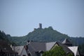 Cochem, Germany - 06 17 2021: Winneburg ruin above Cochem and Enderttal Royalty Free Stock Photo