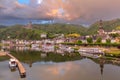 Cochem with Reichsburg castle, Germany