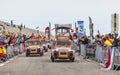 Cochonou Cars During Tour de France Royalty Free Stock Photo