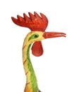 chanticleer rooster wooden figure