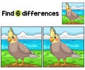 Cockatiel Animal Find The Differences