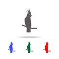 Cockatoo icon. Elements of Australian animals multi colored icons. Premium quality graphic design icon. Simple icon for websites; Royalty Free Stock Photo