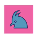 Cockatoo Isolated Vector icon that can be easily modified or edited Royalty Free Stock Photo