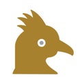 Cockatoo Isolated Vector icon that can be easily modified or edited Royalty Free Stock Photo